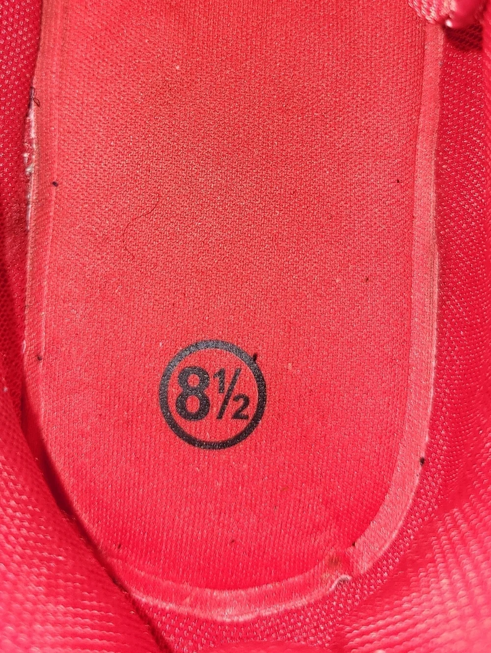LUCKY STEP Women Chunky Platform Sneakers - Red (Size 8.5)